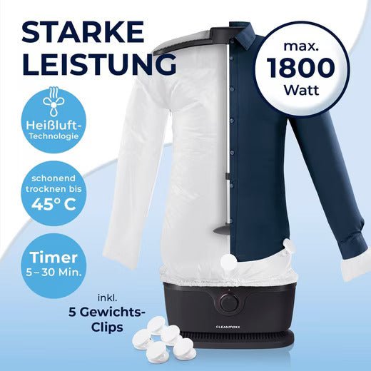 Air - cosy Premium Bügelpuppe – Automatisches Bügelsystem für Kleidung - Air - cosy